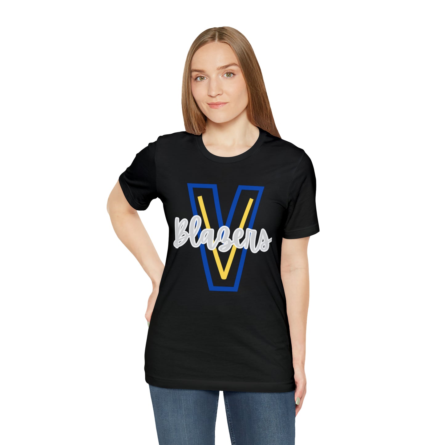 Valley View V Blazers Unisex Jersey Short Sleeve Tee