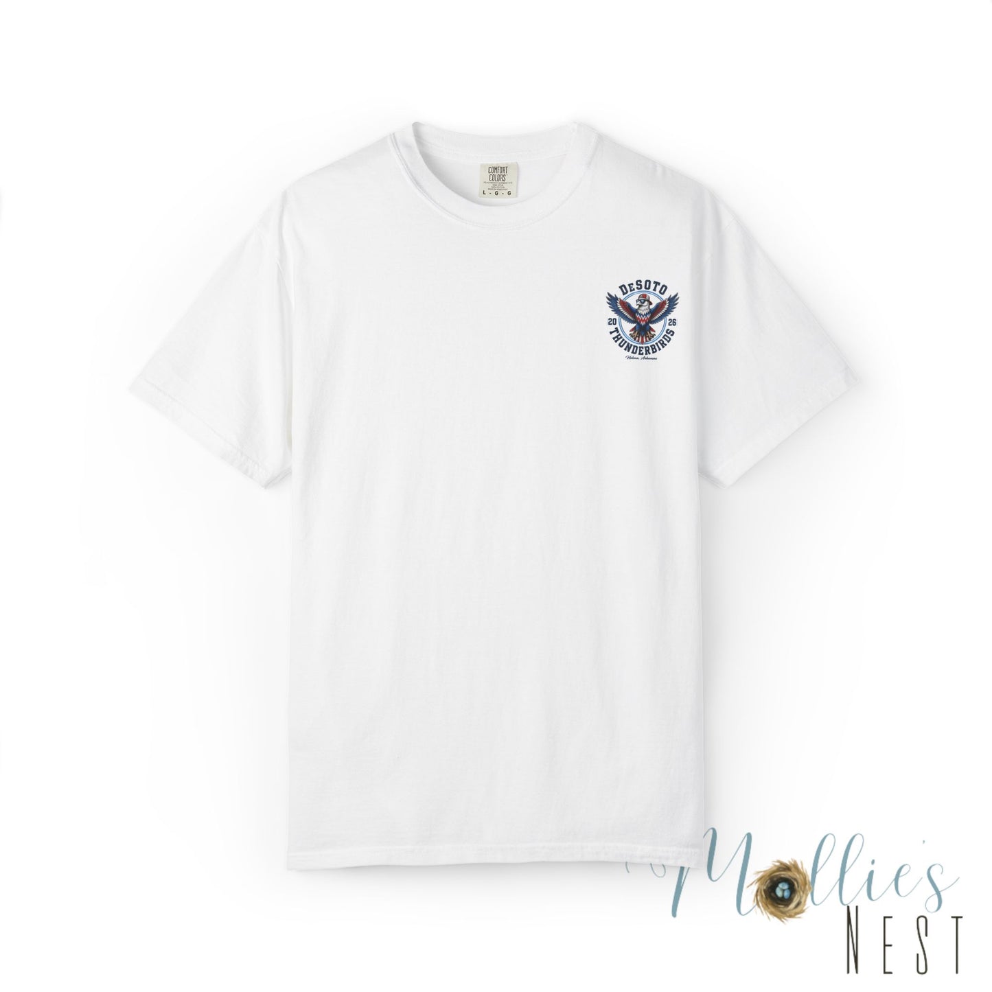 ADULT.  T‑Shirt — DeSoto Thunderbirds Mascot Graphic (2026)