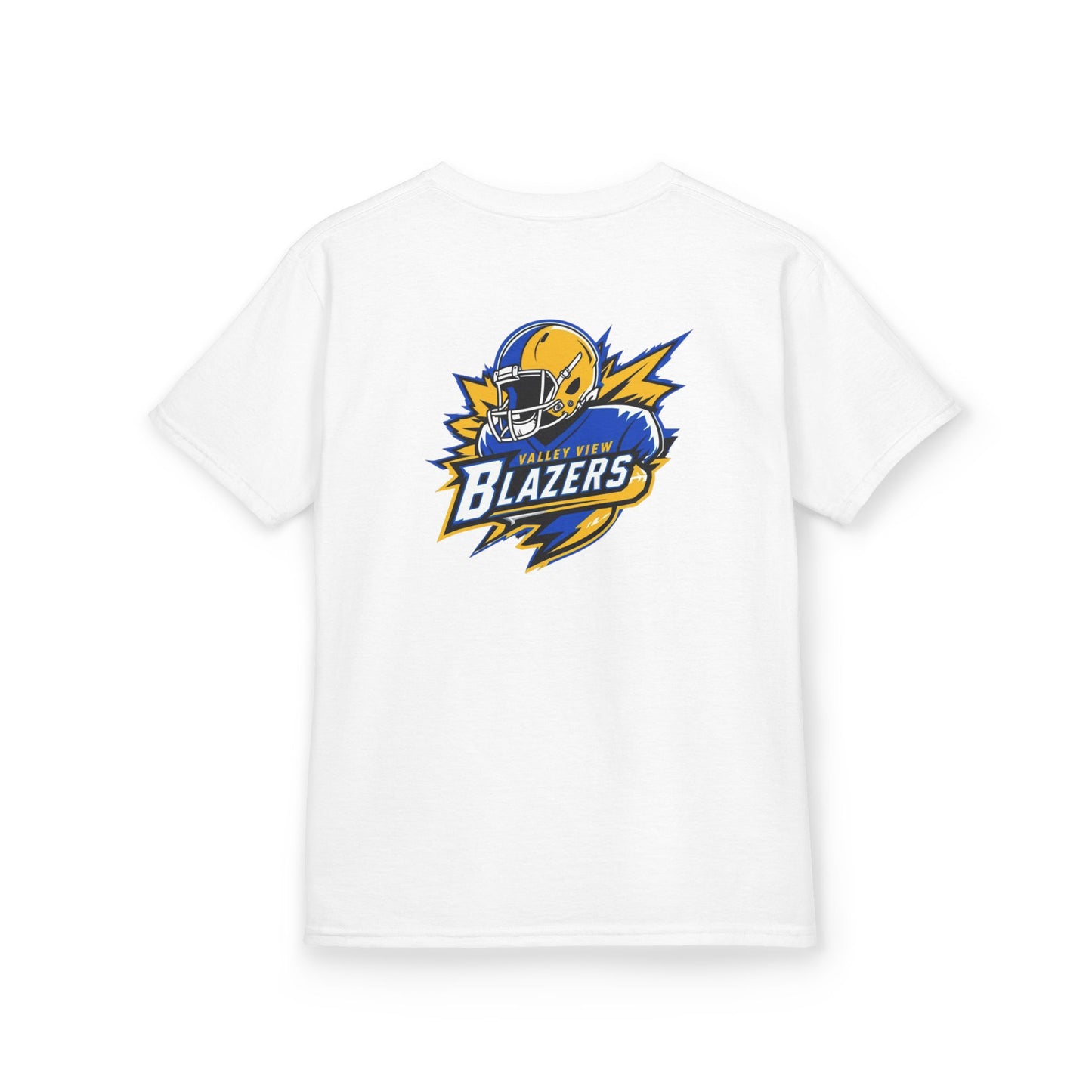 Blazer Kids Tee: Front/Back Football Design