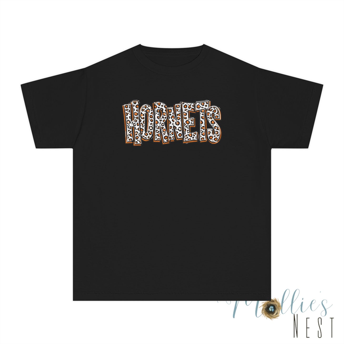 Youth Harrisburg Hornets Leopard Print Graphic Kids T‑Shirt