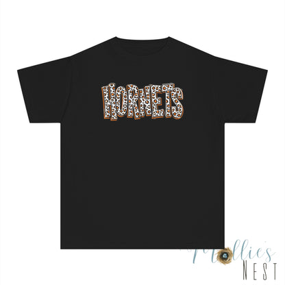 Youth Harrisburg Hornets Leopard Print Graphic Kids T‑Shirt