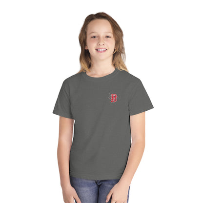YOUTH - Bearcats Gameday Football T-Shirt — Brookland, Arkansas Helmet Graphic