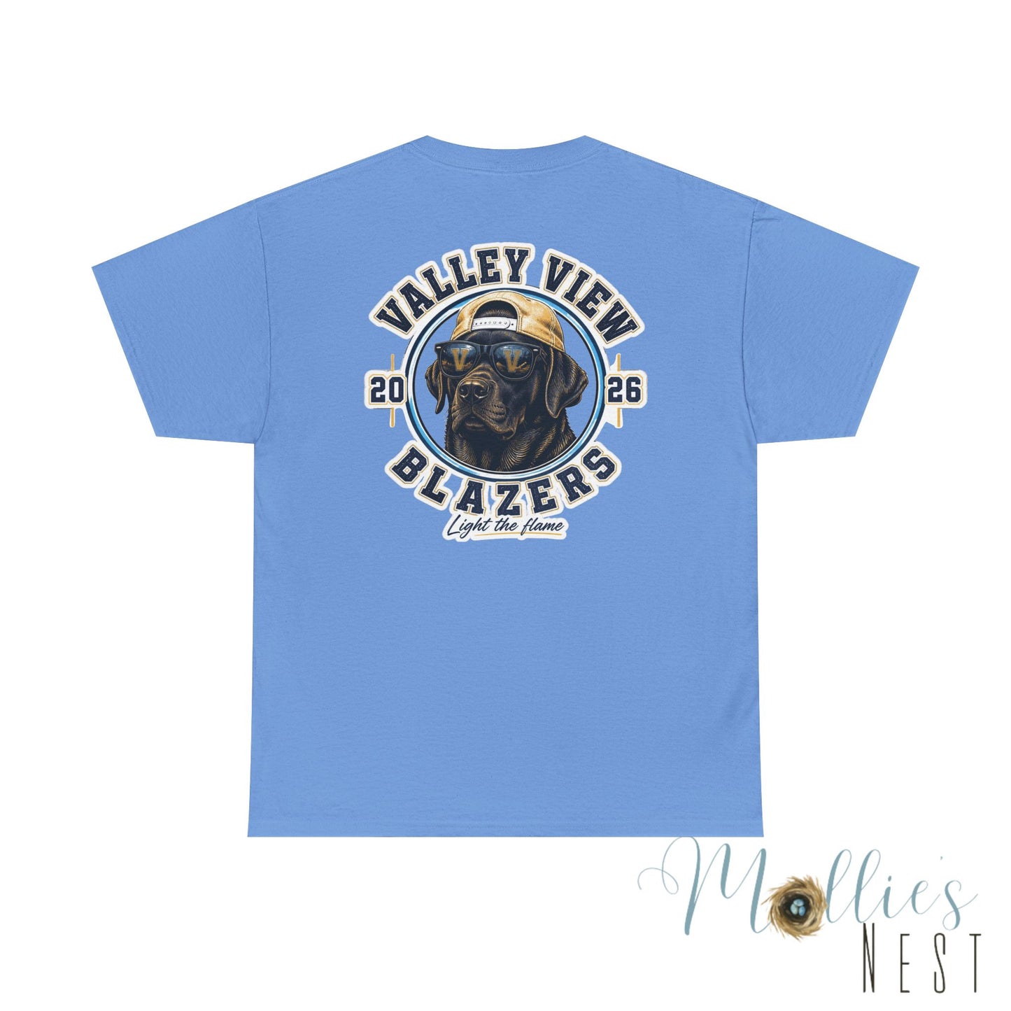 Valley View Blazers. Black Lab 2026 T‑Shirt — Dog Logo Tee