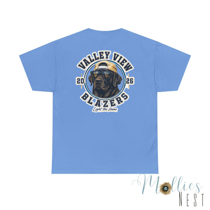 Valley View Blazers. Black Lab 2026 T‑Shirt — Dog Logo Tee