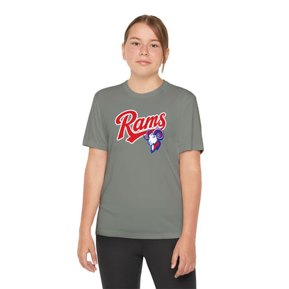 RAMS Youth Drifit — Paragould Rams Script Logo Team Shirt