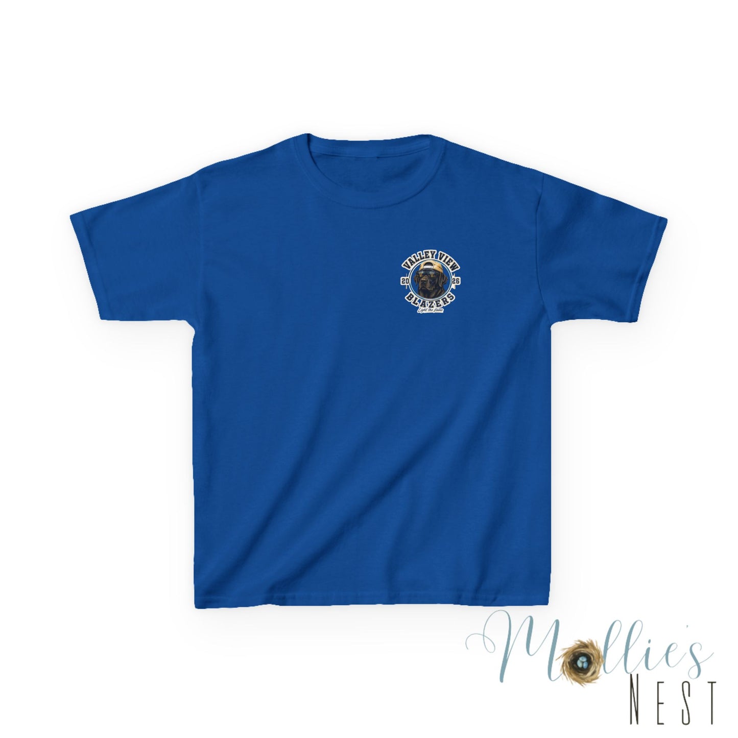 YOUTH.  Valley View Blazers Black Lab 2026 T-Shirt — Vintage Tee (2026)