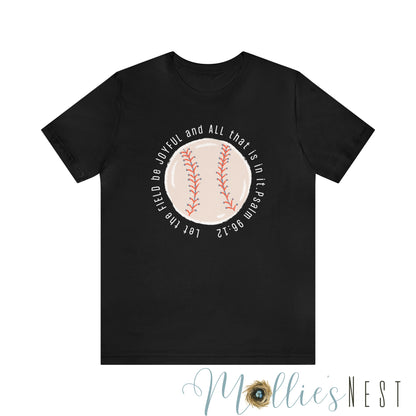 Joyful Baseball Unisex Jersey Short Sleeve Tee