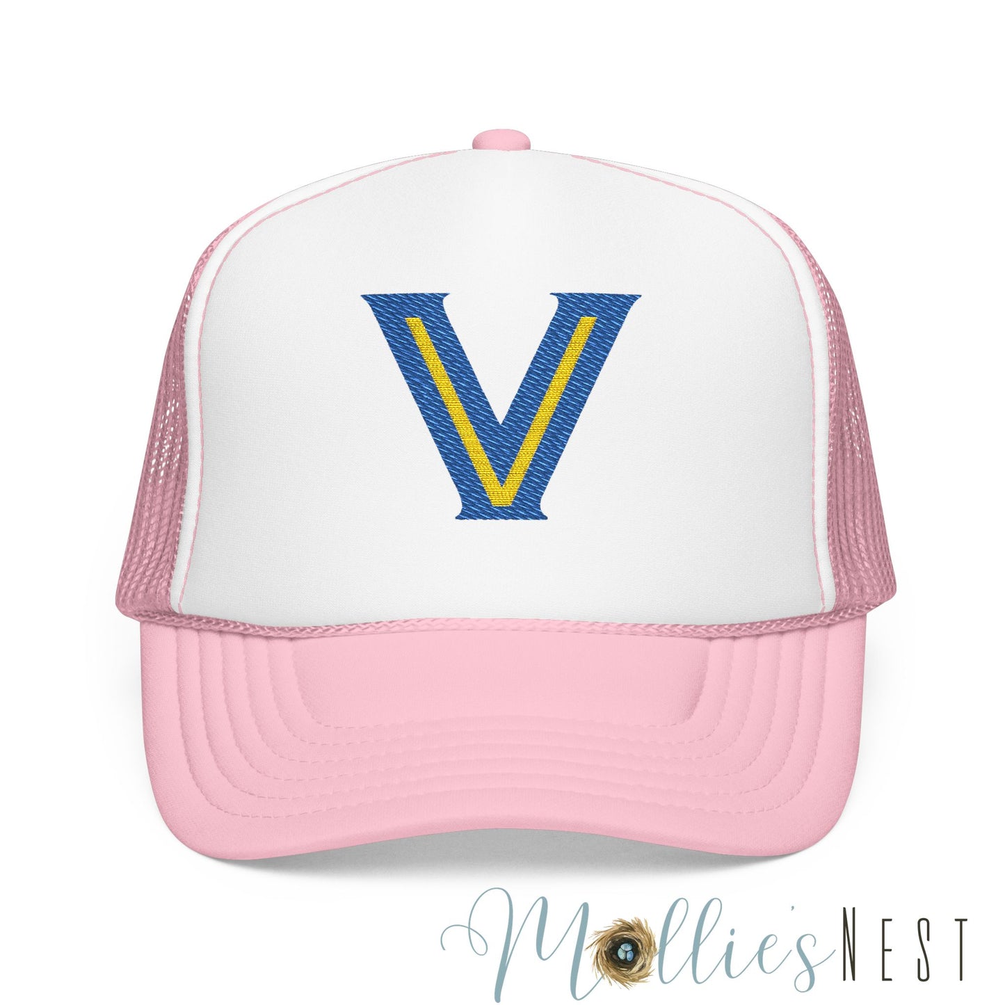 Embroidered Foam Trucker Hat, Valley View Logo