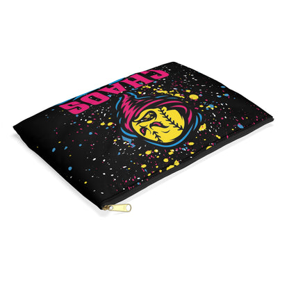 Chaos Softball Accessory Pouch — Customizable Team Makeup & Gear Bag (Name & Number)