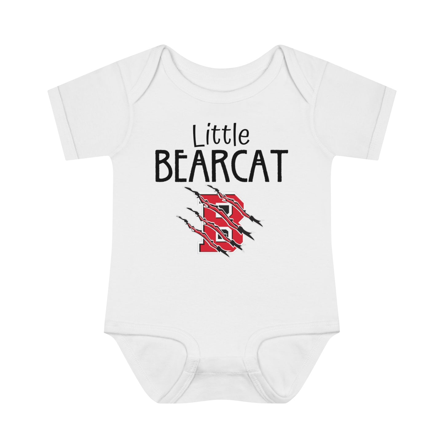 Infant Little Bearcat. Baby Rib Bodysuit