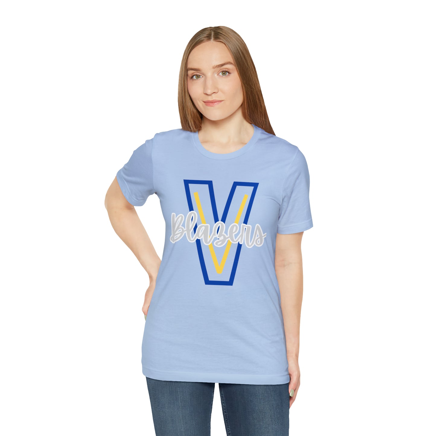 Valley View V Blazers Unisex Jersey Short Sleeve Tee