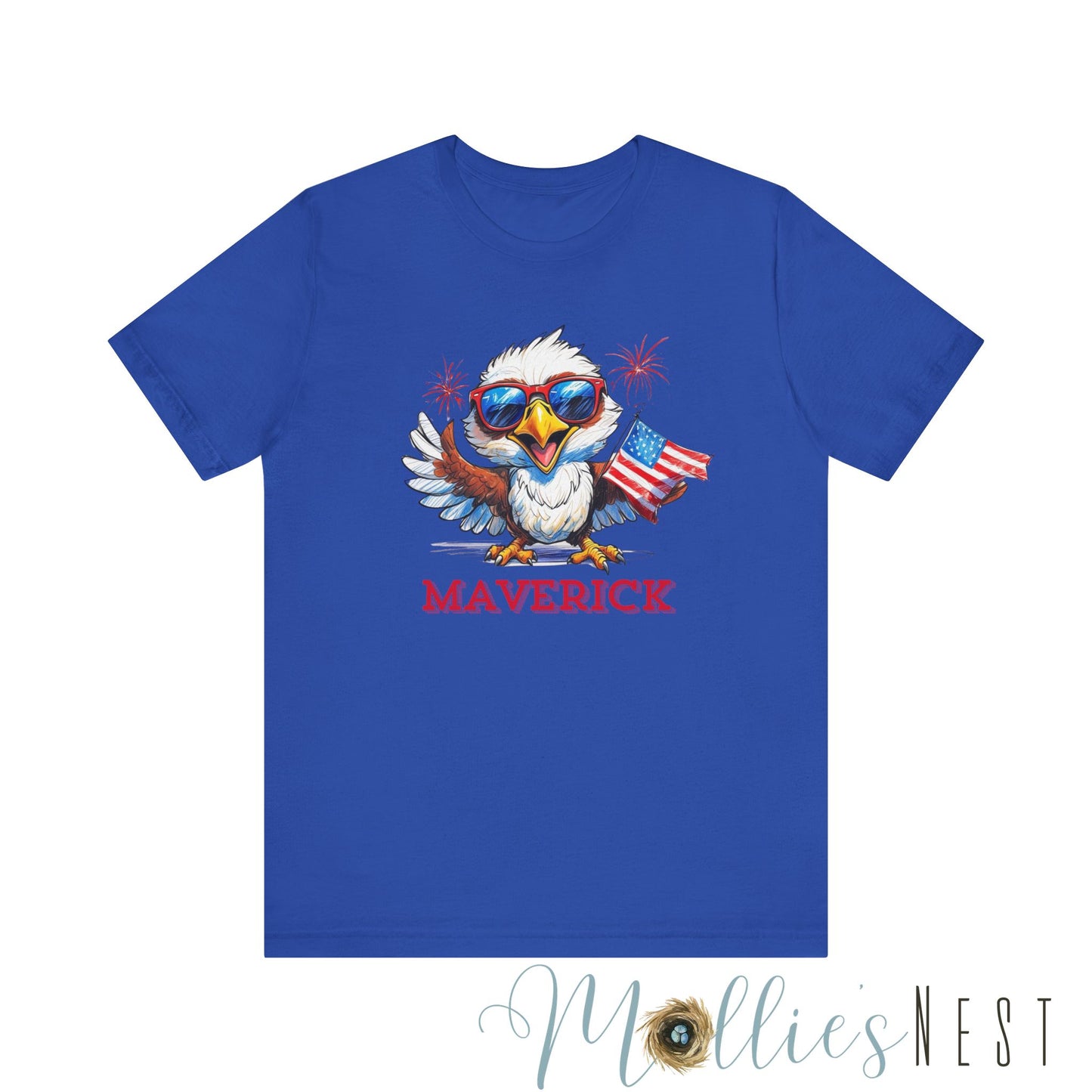 Patriotic Eagle Graphic Tee, Unisex Summer Shirt, 4th of July Outfit