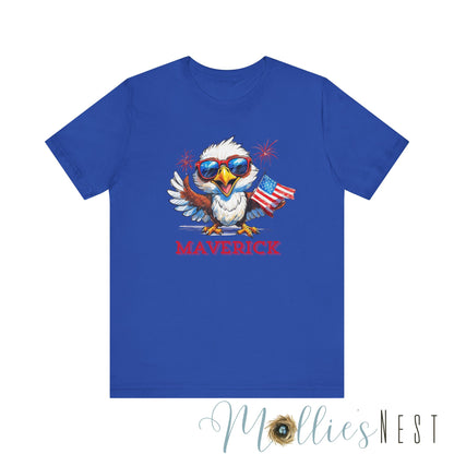 Patriotic Eagle Graphic Tee, Unisex Summer Shirt, 4th of July Outfit