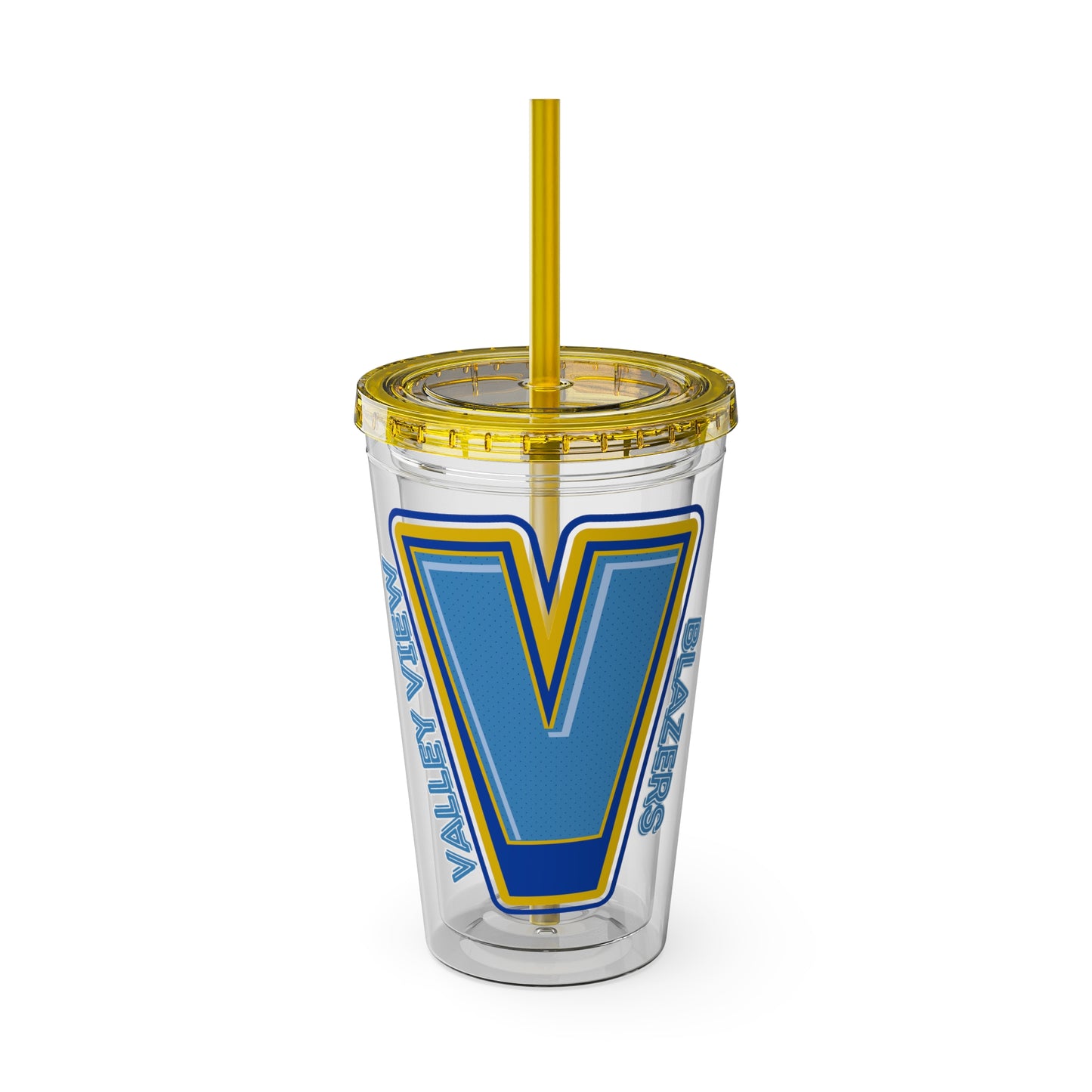 Valley View Sunsplash Tumbler with Straw, 16oz