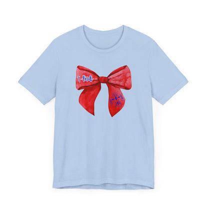 TBirds. Bow Jersey Short Sleeve Tee