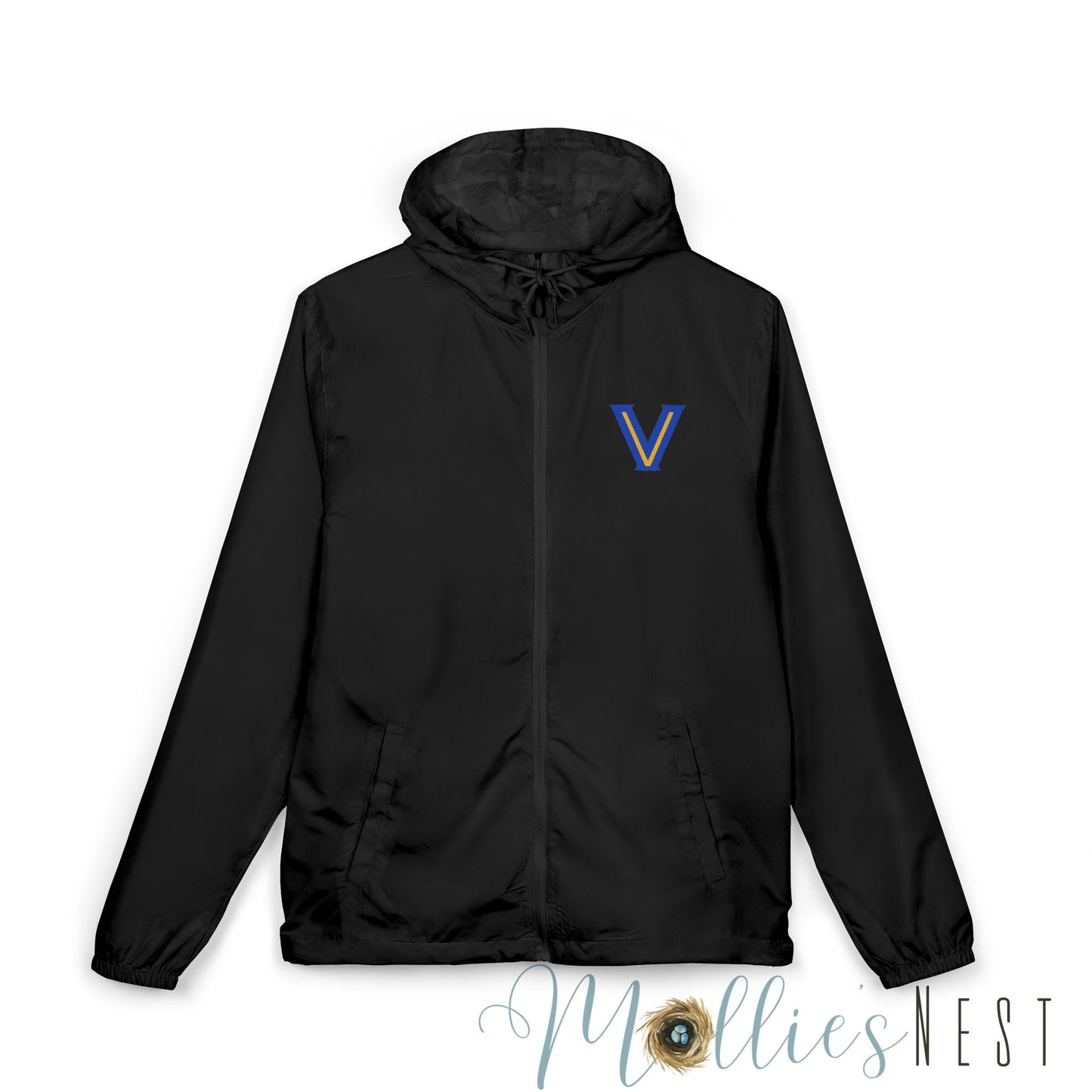 Stylish Unisex Full-Zip Windbreaker Jacket | Versatile Lightweight Rain Gear. Valley View