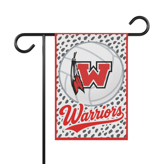 Westside Warrior Volleyball Garden Flag