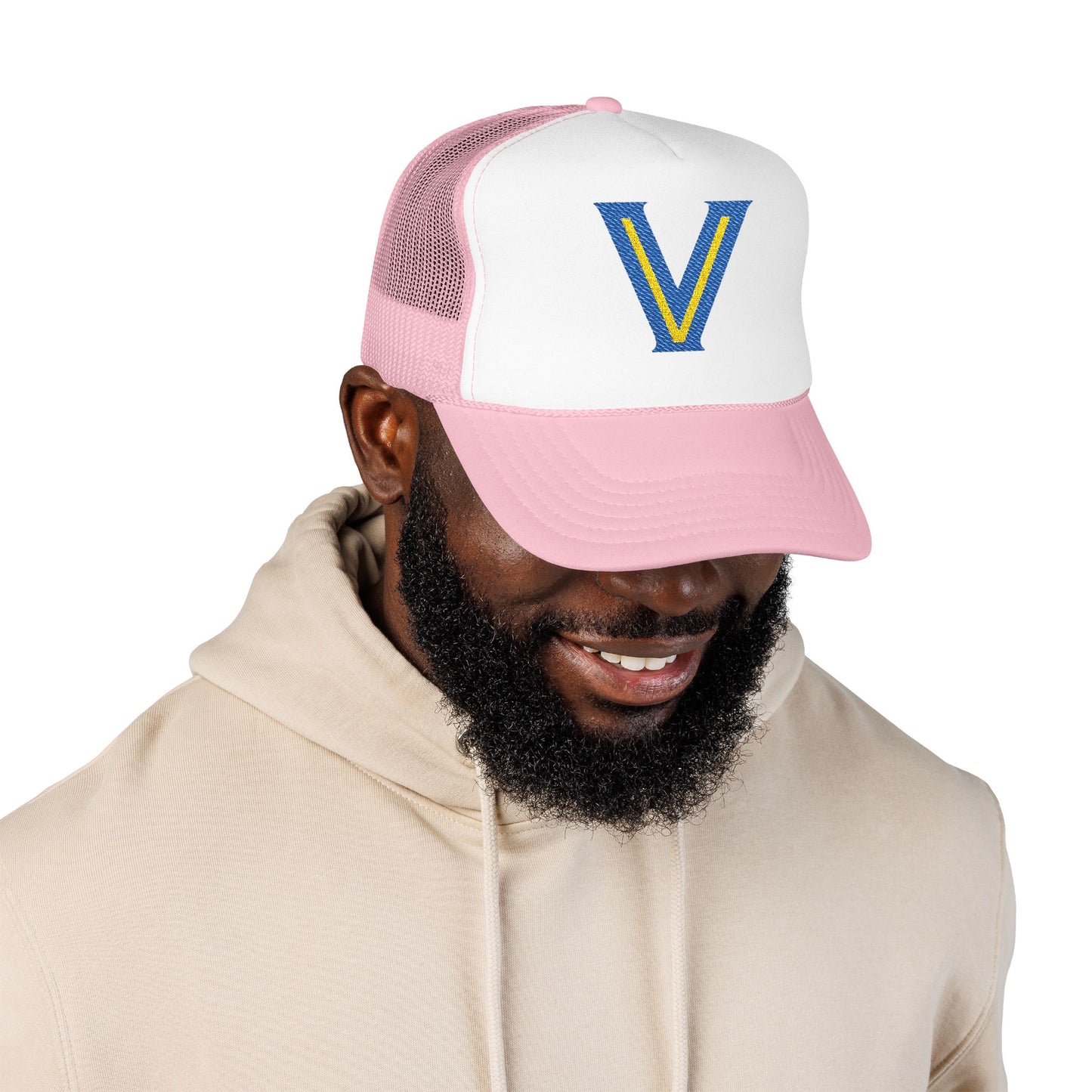 Embroidered Foam Trucker Hat, Valley View Logo