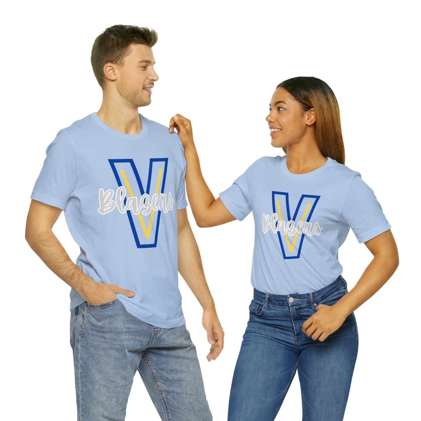 Valley View V Blazers Unisex Jersey Short Sleeve Tee