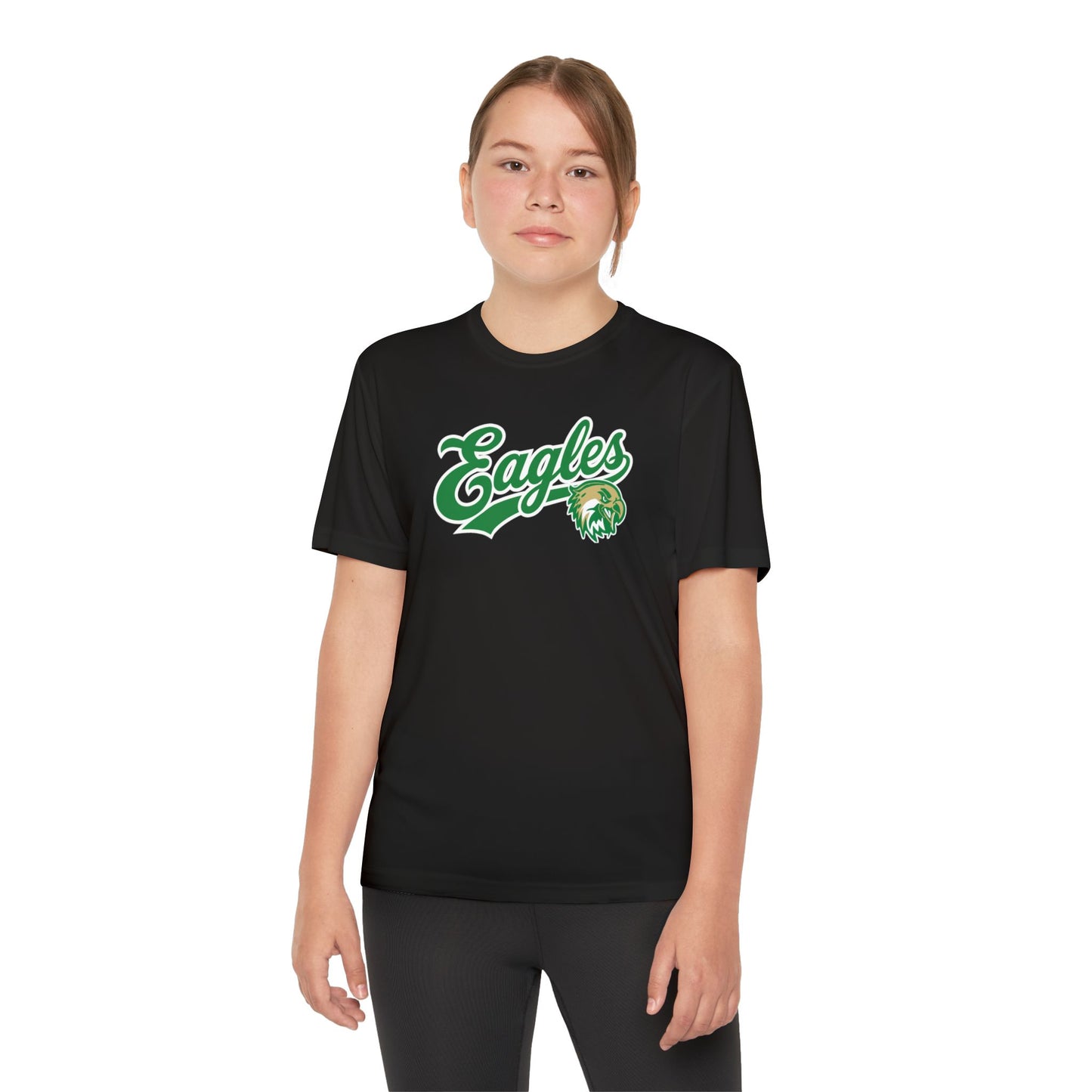 GCT Eagles Youth Drifit — Script Logo Team Shirt
