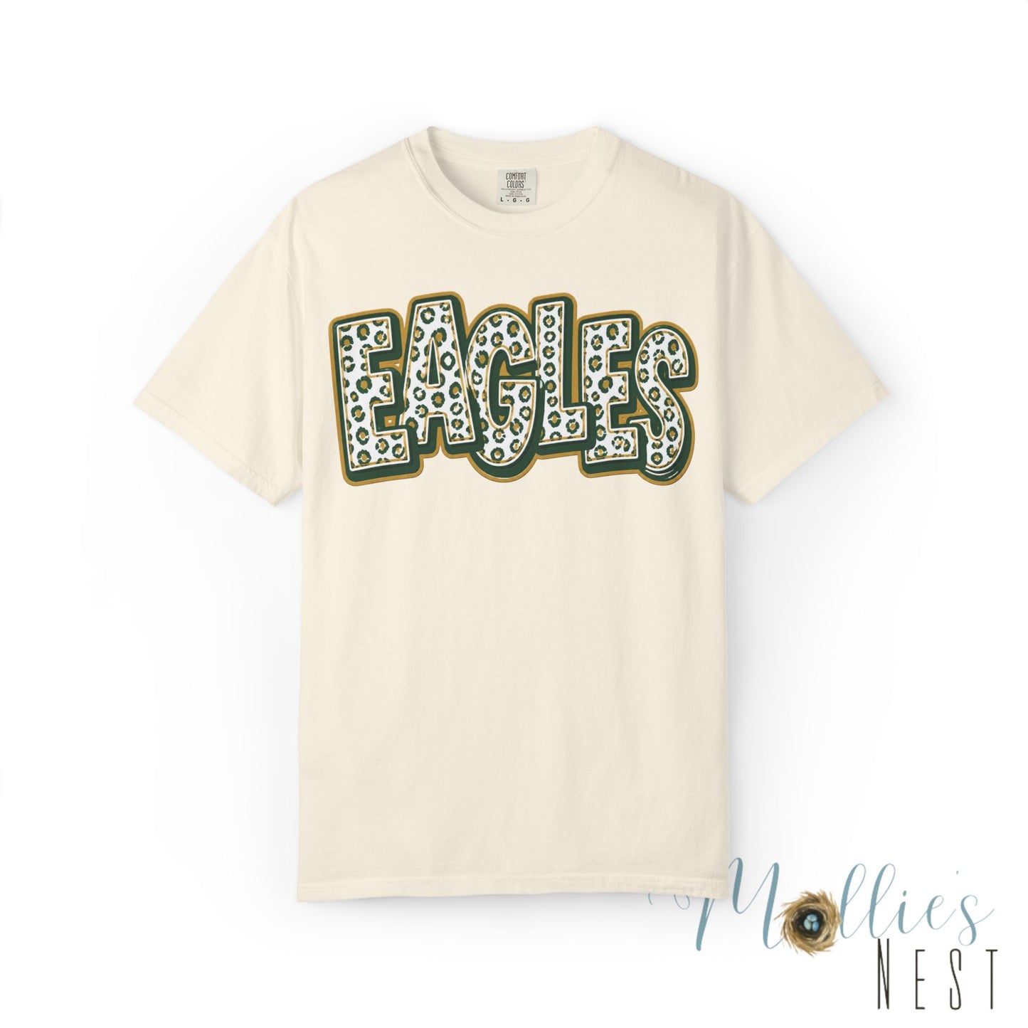 Greene County Tech. Eagles Leopard Print Graphic T-Shirt - ADULT