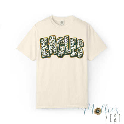 Greene County Tech. Eagles Leopard Print Graphic T-Shirt - ADULT