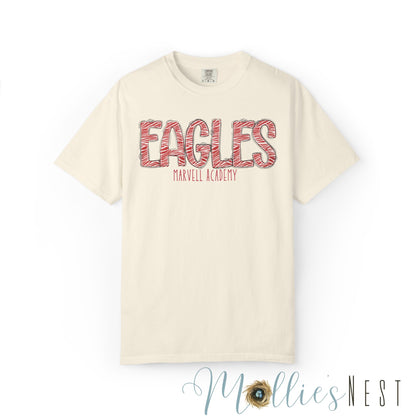 ADULT. Comfort Colors EAGLES (Marvell) Zebra Print