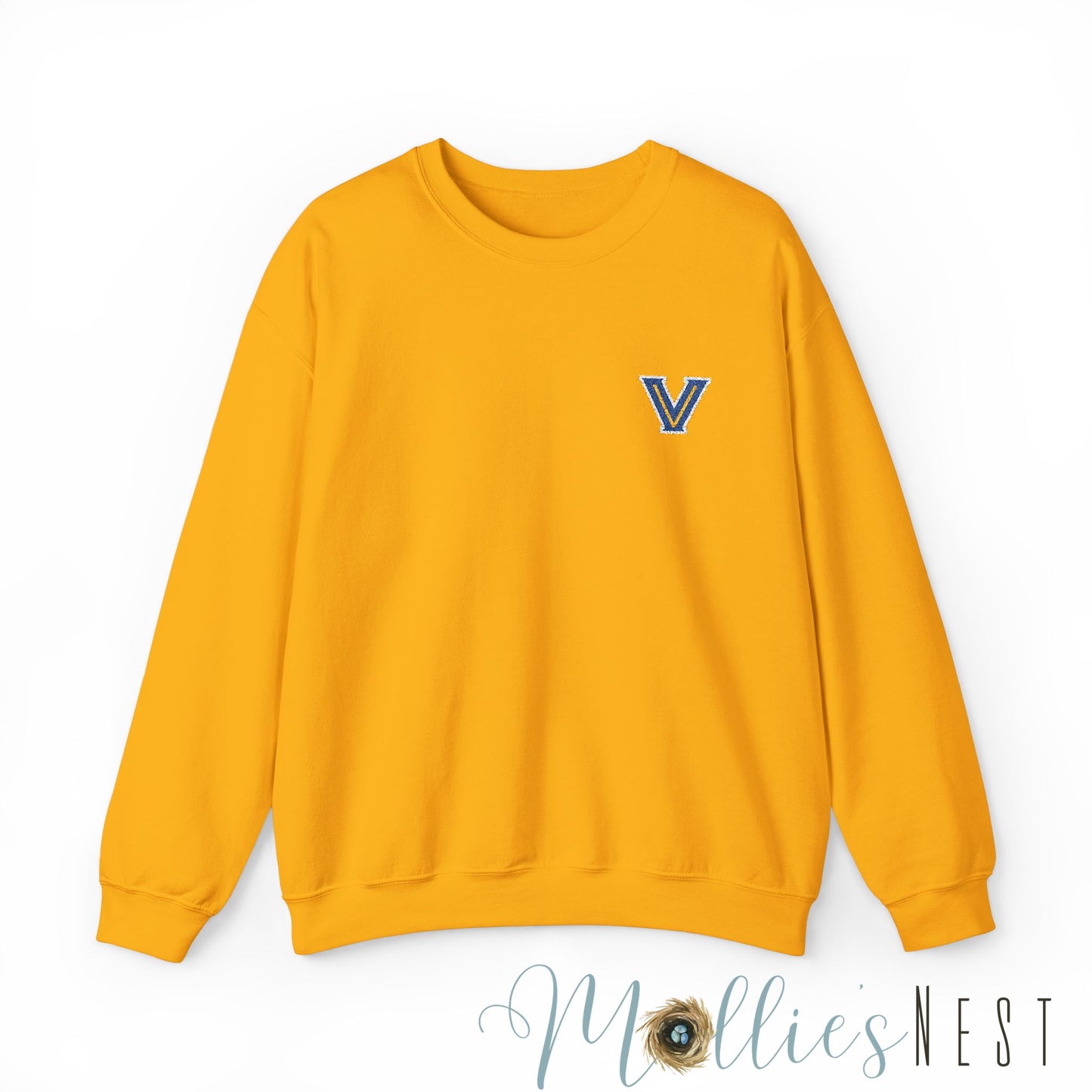EMBROIDERED Valley View Logo. Unisex Heavy Blend™ Crewneck Sweatshirt