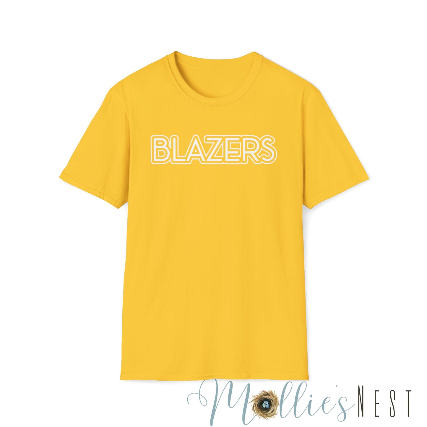 Blazers. Simple Mascot T-Shirt. UNISEX