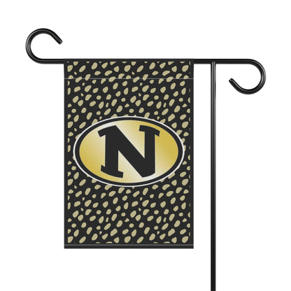 Nettleton Logo Flag. Polka Dot background