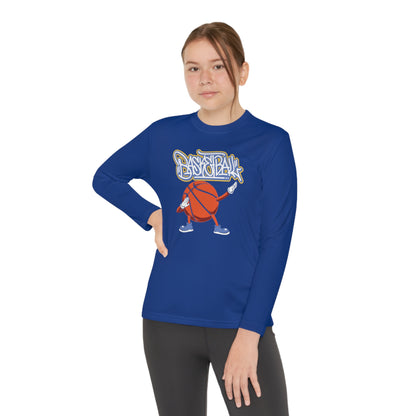Youth Long Sleeve Competitor Tee- BASKETBALL