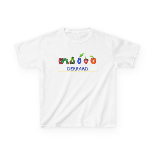 CUSTOM ORDER: Colorful Fruit Kids Tee with Dekkard Design