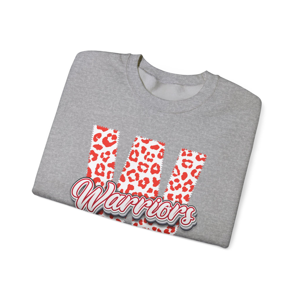 Adult. Westsie Warriors Leopard Print "W" Sweatshirt