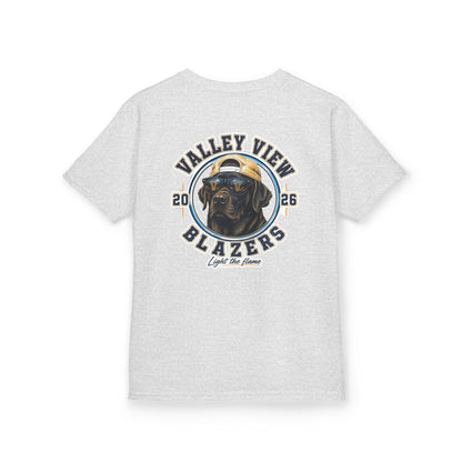 YOUTH.  Valley View Blazers Black Lab 2026 T-Shirt — Vintage Tee (2026)