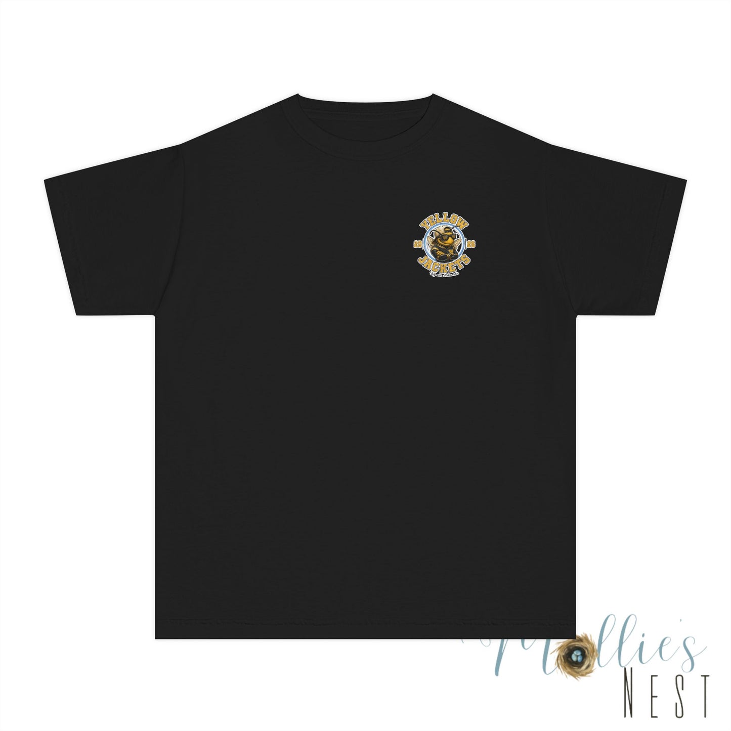 YOUTH.  Yellow Jackets. Wynne Mascot T-Shirt —(2026)