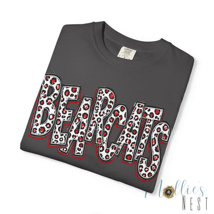 Brookland Bearcats.  ADULT T-Shirt — Leopard Stacked
