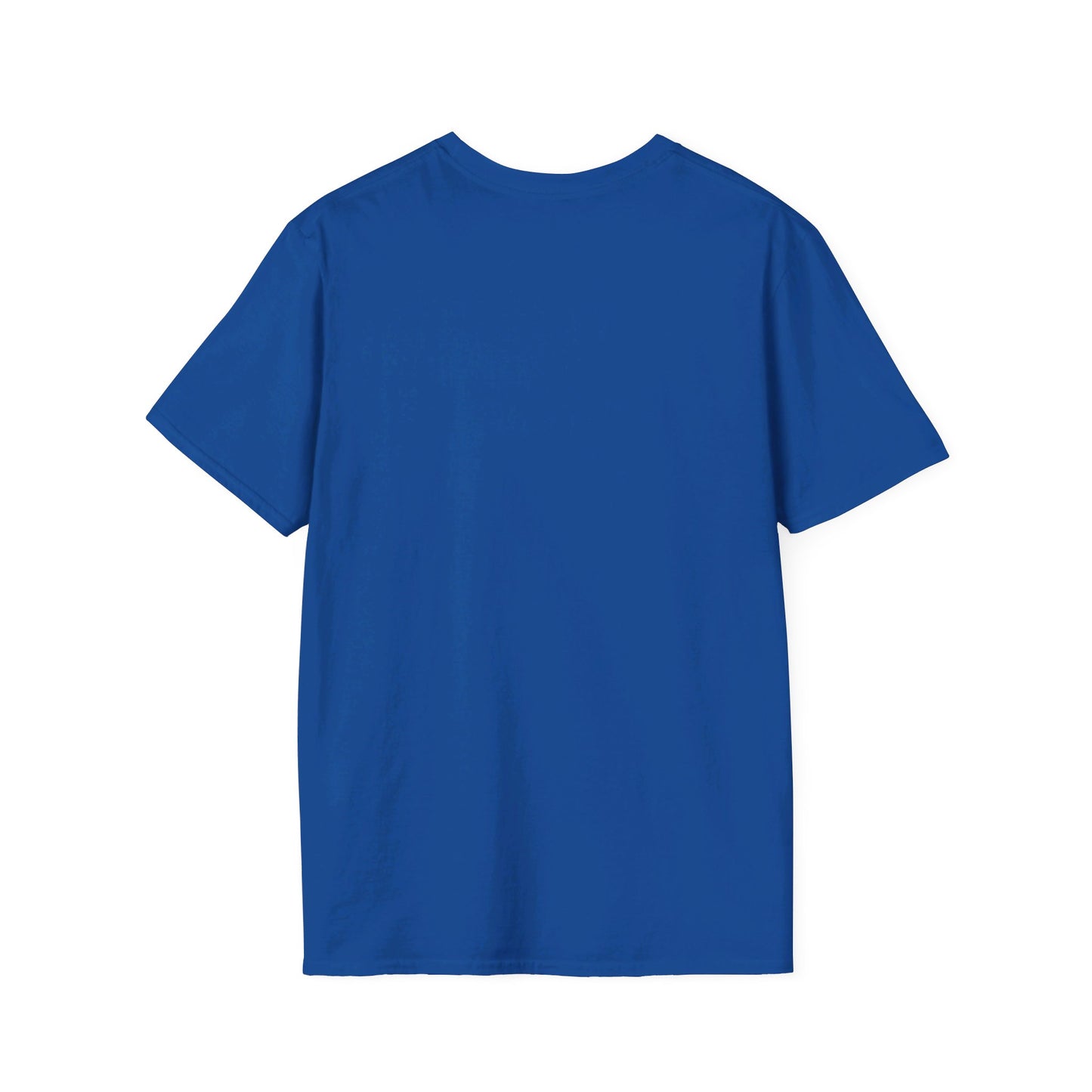 Cheer Mom. Blue & Gold Softstyle T-Shirt