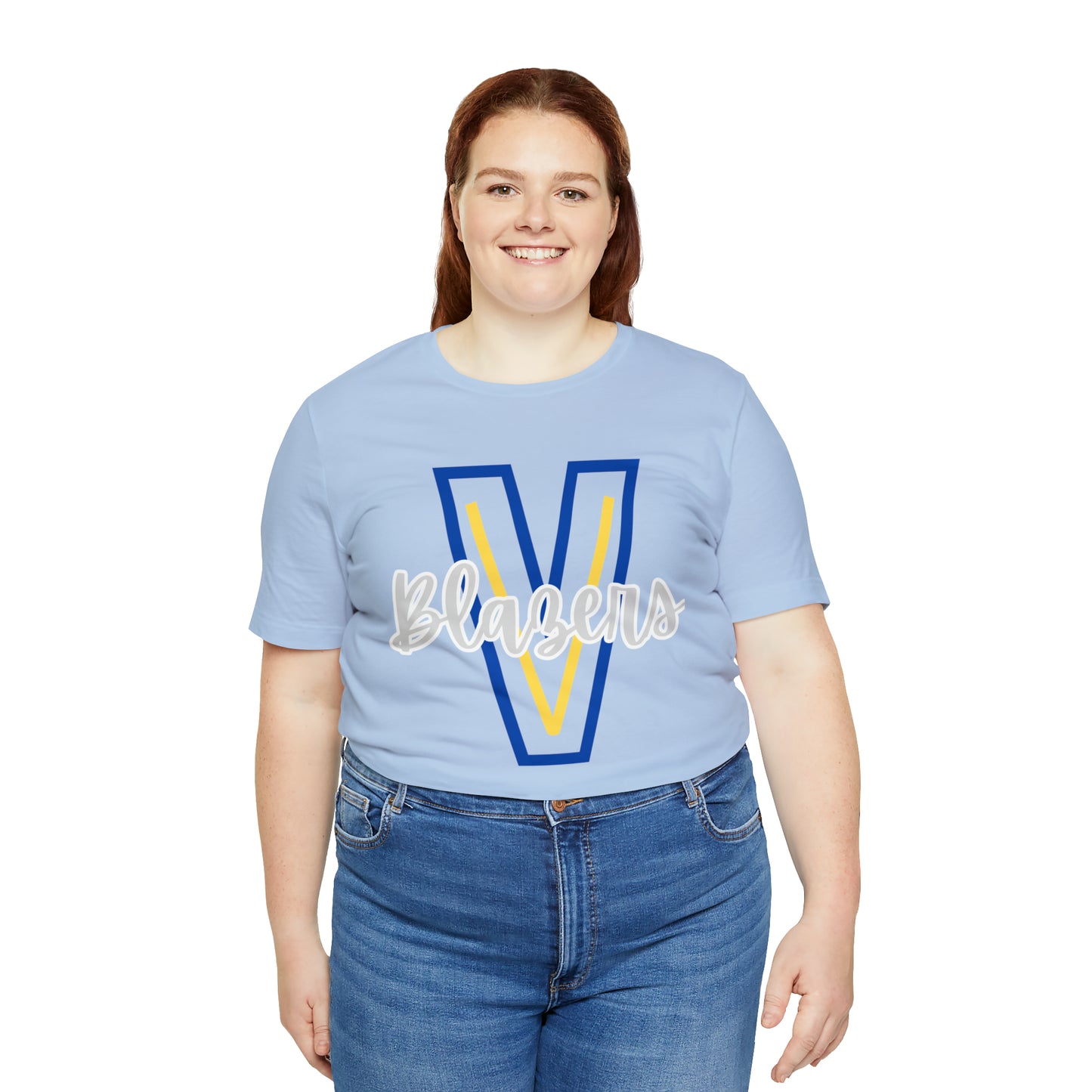 Valley View V Blazers Unisex Jersey Short Sleeve Tee