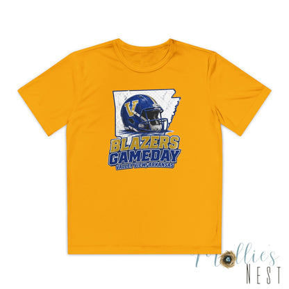 Youth Blazers DRIFIT Gameday Tee – Team Helmet Arkansas Football Shirt