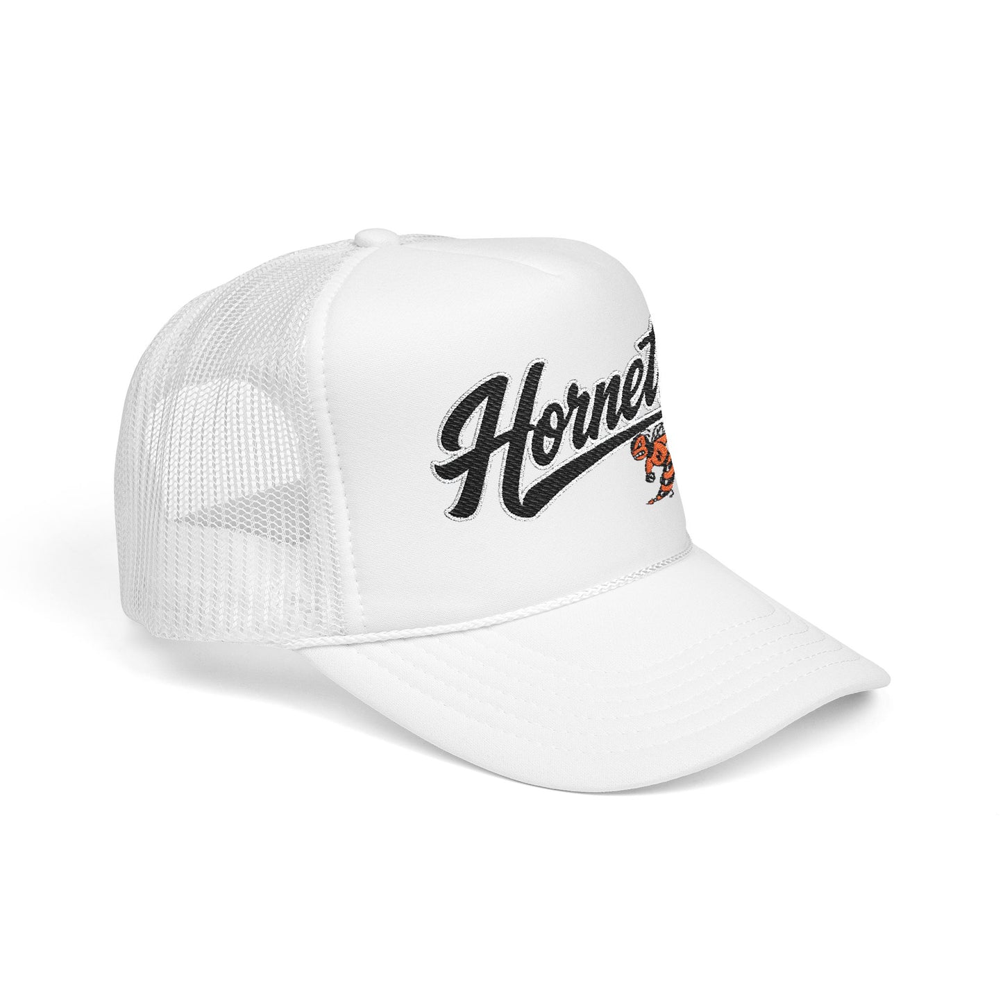 Foam Trucker Hat. Harrisburg Hornets with hornet logo.