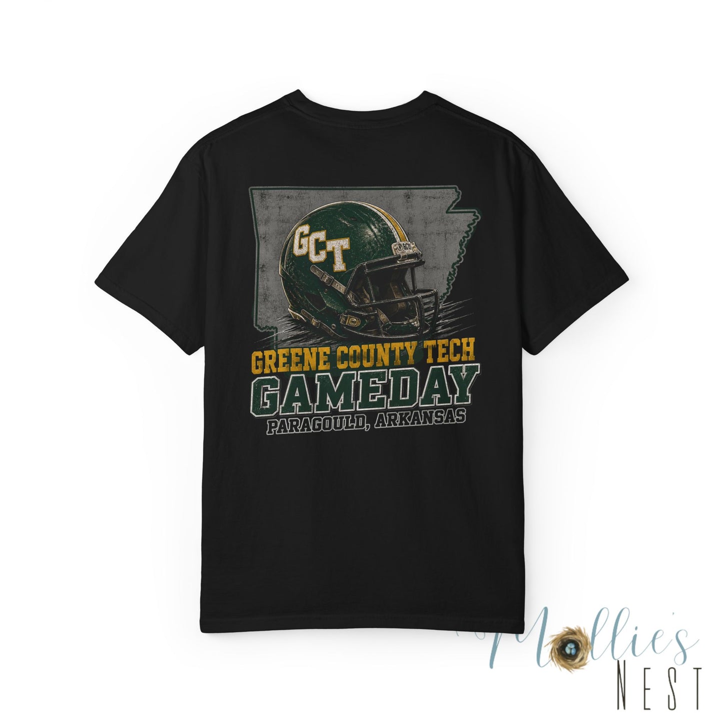 Gameday Football T-Shirt — Greene County Tech (GCT) Vintage Helmet