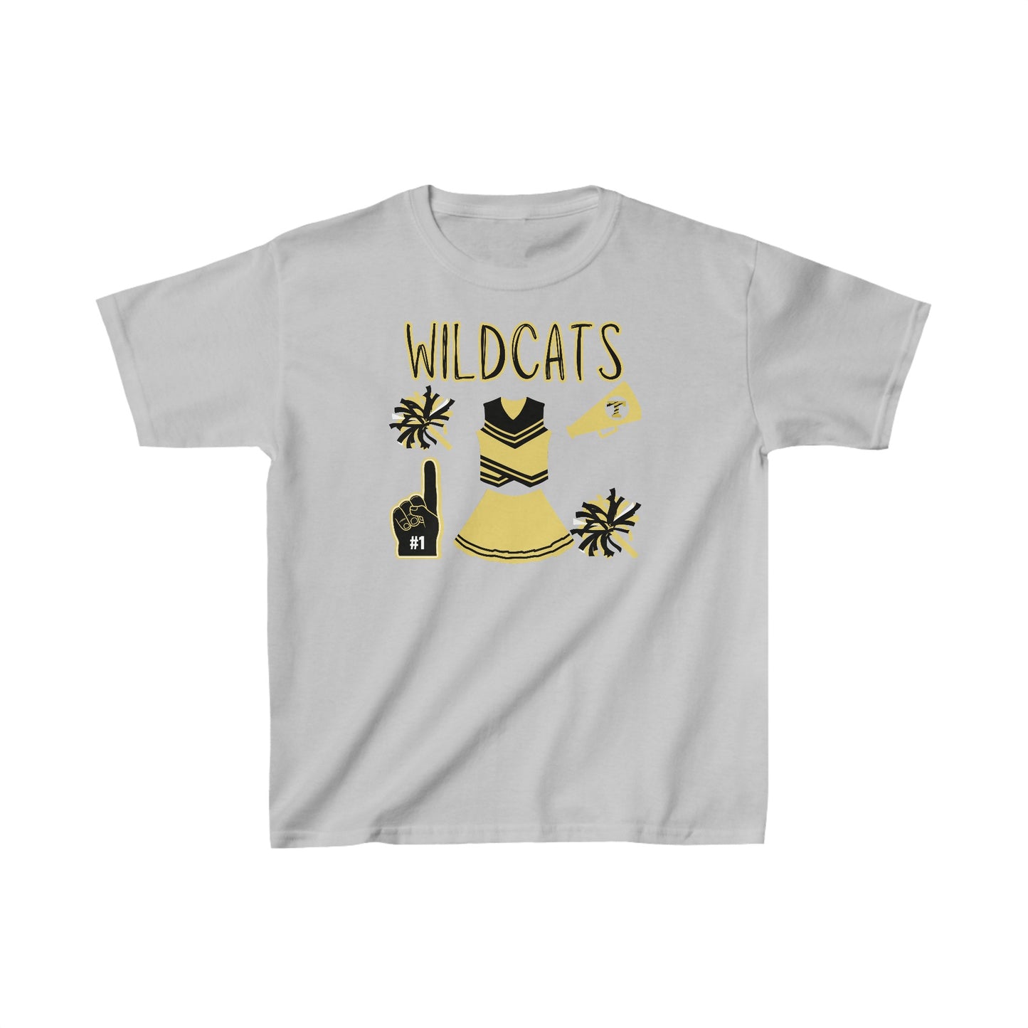 Wildcats Cheer Kids Heavy Cotton™ Tee