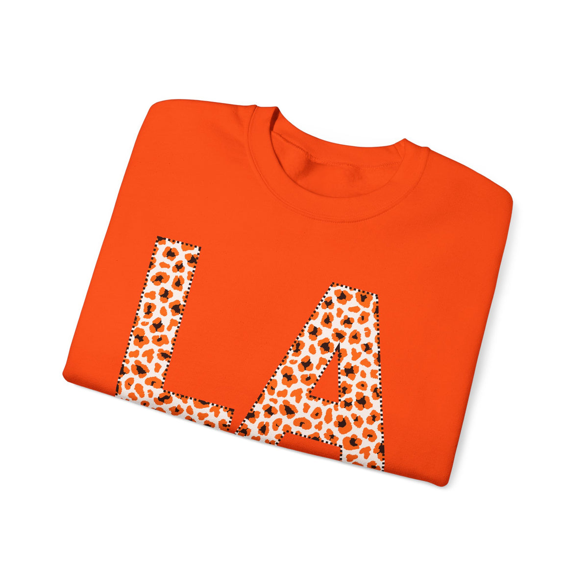 Lee Academy LA Cougars Leopard Print School Spirit Sweatshirt