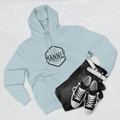 Three-Panel Fleece Hoodie. MANNLY Brand