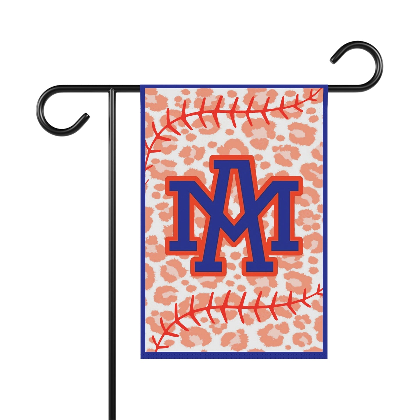 Miners Baseball Leopard Garden Flag