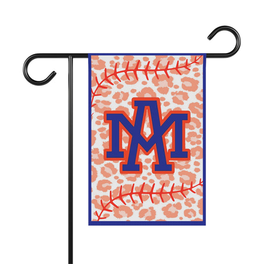 Miners Baseball Leopard Garden Flag