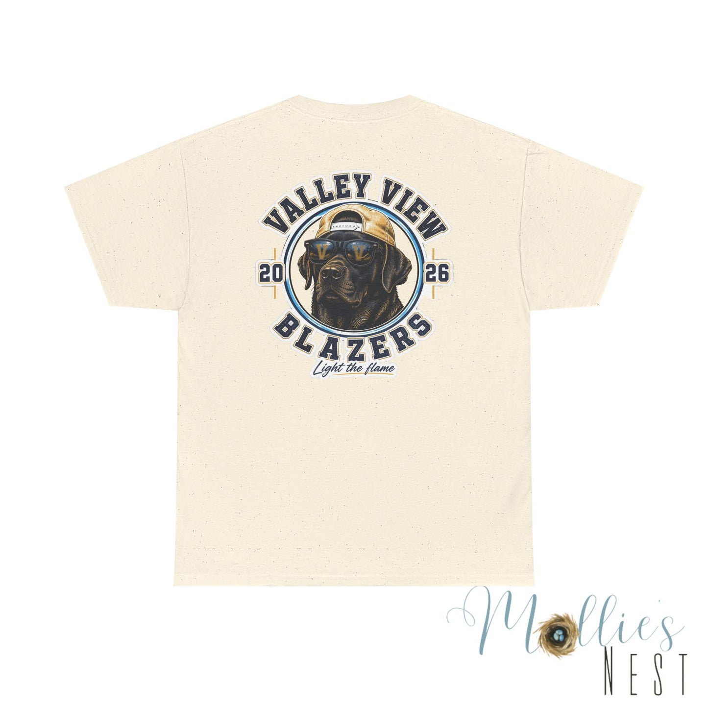 Valley View Blazers. Black Lab 2026 T‑Shirt — Dog Logo Tee