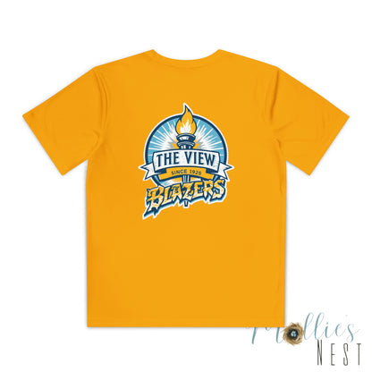 DRIFIT. YOUTH Blazers 'The View' Performance Tee — Moisture-Wicking Athletic Shirt