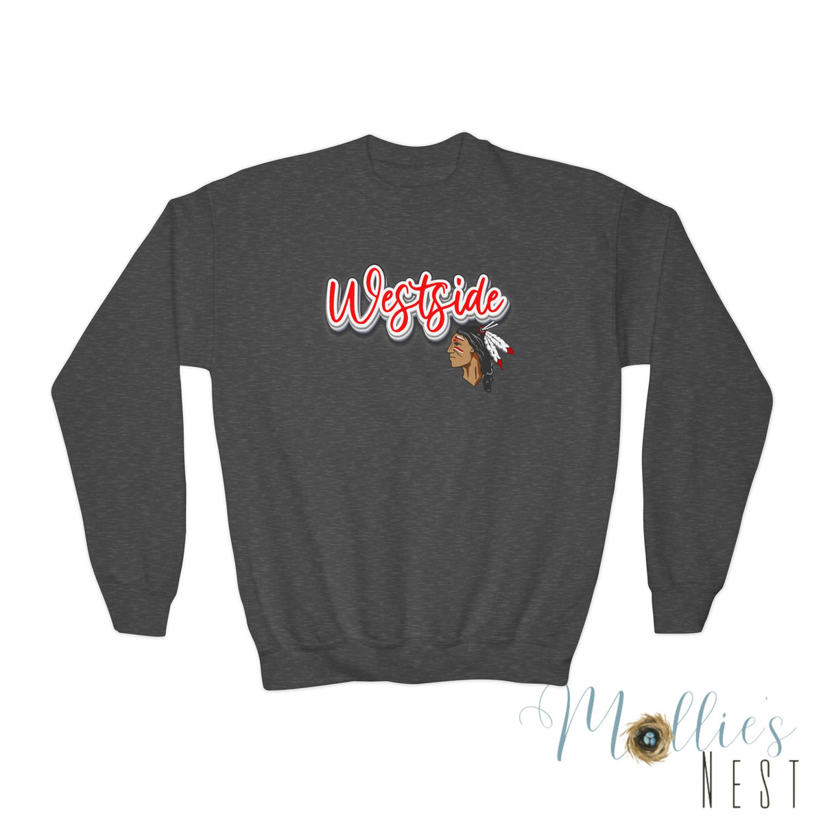 Youth Westside Warriors Logo Crewneck Sweatshirt