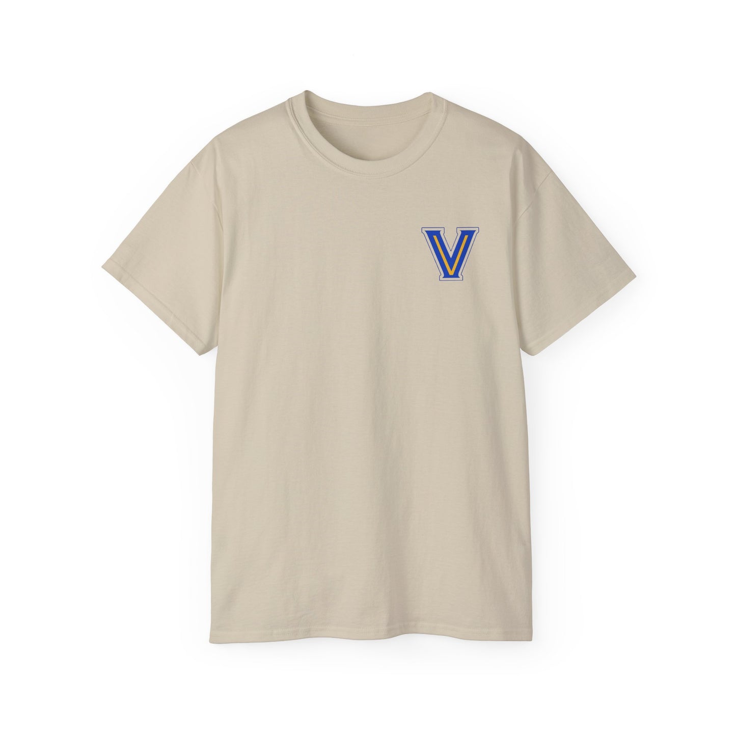 ADULT. Valley View Light the Flame Unisex Cotton Tee, Casual T-Shirt - Football - School Spirit